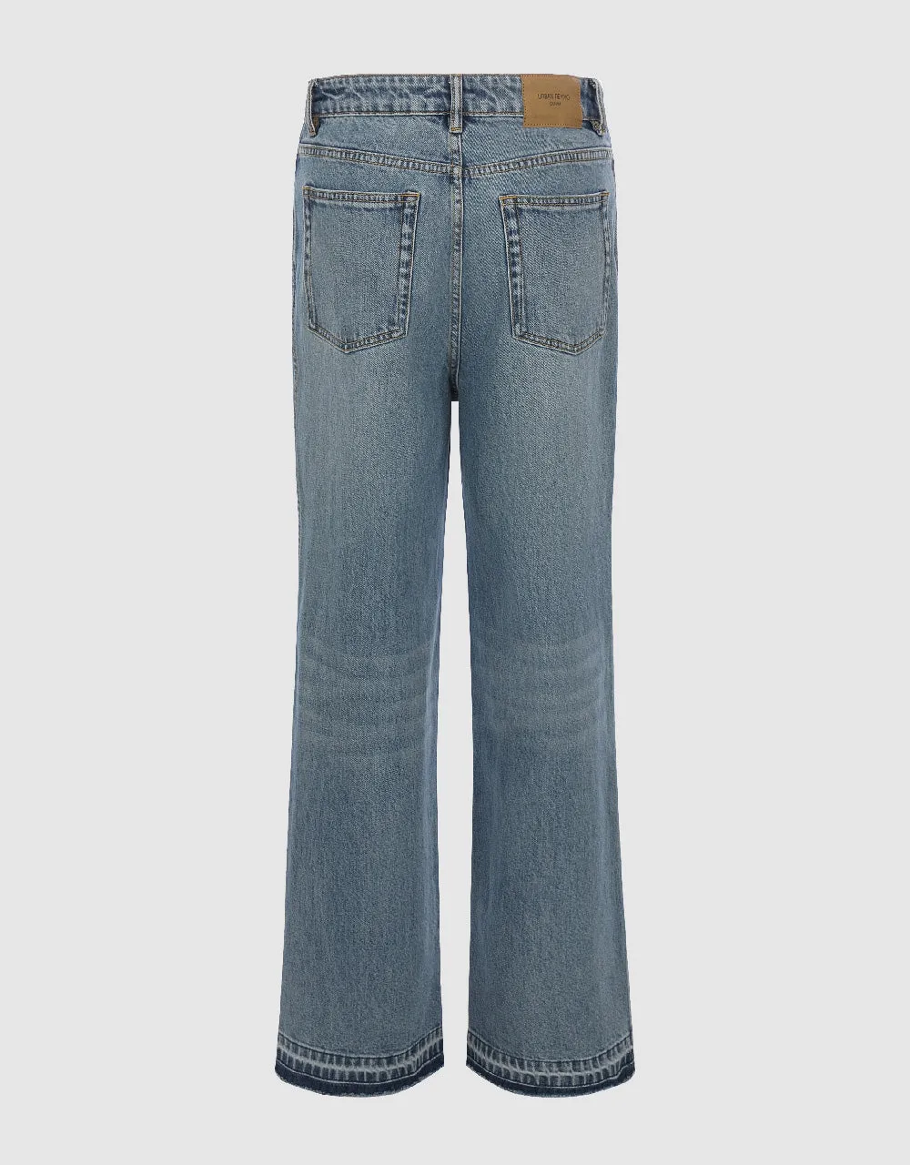 Raw Hem Straight Jeans sold by Urban Revivo product image thumbnail 3