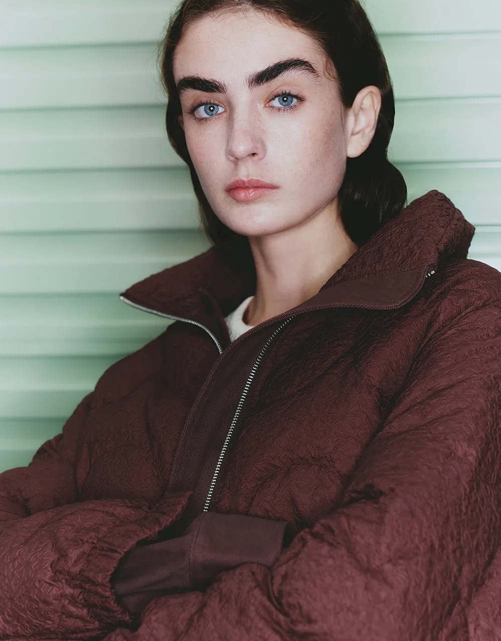 Zip Up Quilted Puffer Jacket sold by Urban Revivo product image thumbnail 4