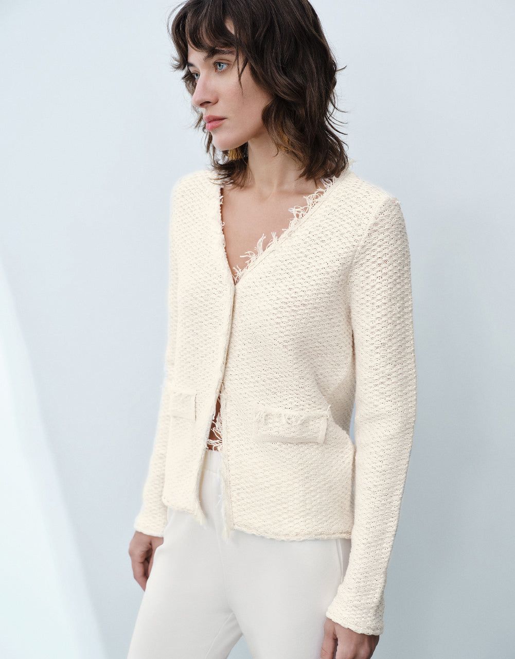 Knitted Cardigan With Fake Pockets sold by Urban Revivo product image thumbnail 3