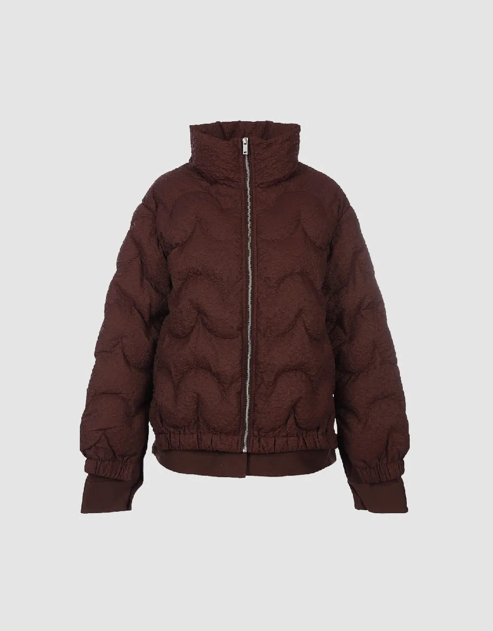 Zip Up Quilted Puffer Jacket sold by Urban Revivo product image thumbnail 2