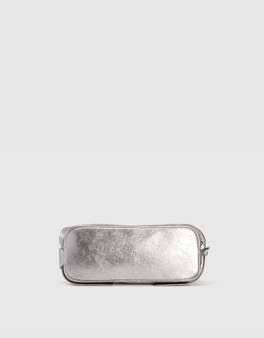 Letter Embossed Vegan Leather Baguette Bag sold by Urban Revivo product image thumbnail 4