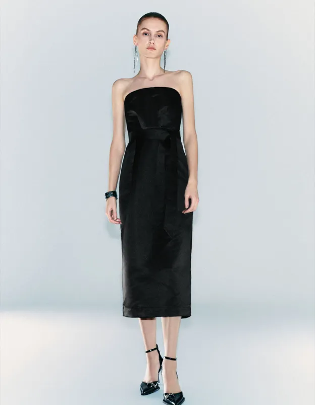 Sleeveless Off-Shoulder Skinny Dress sold by Urban Revivo
