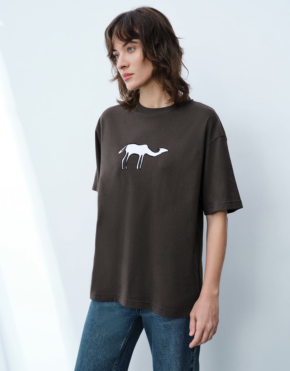 Printed Crew Neck Knitted T-Shirt sold by Urban Revivo product image thumbnail 3