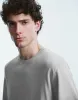 Button Half Placket Knitted T-Shirt sold by Urban Revivo