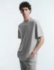 Button Half Placket Knitted T-Shirt sold by Urban Revivo
