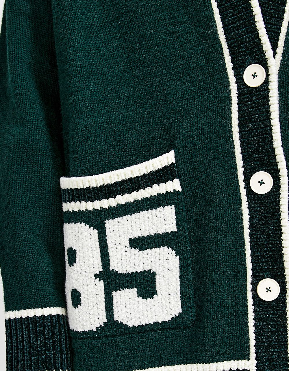 Contrast Trim Button Up Cardigan sold by Urban Revivo product image thumbnail 3