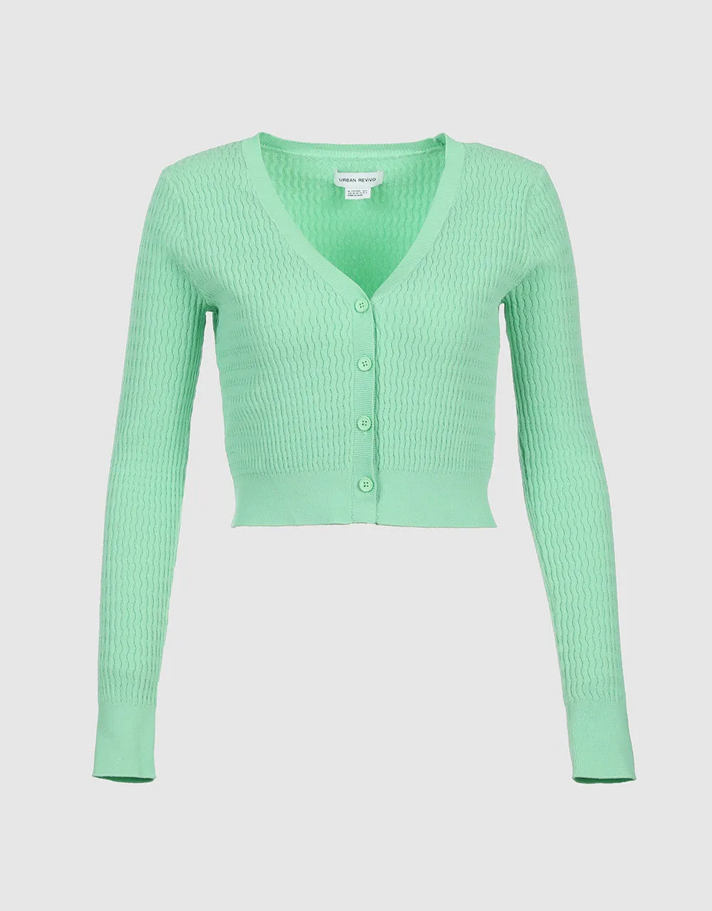 Plain Button Up Cardigan sold by Urban Revivo