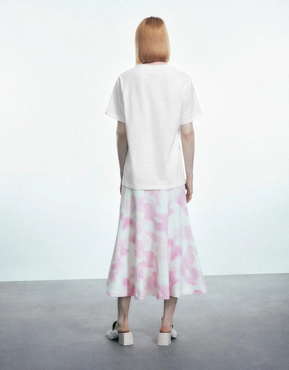 Printed Crew Neck Loose T-Shirt sold by Urban Revivo product image thumbnail 4