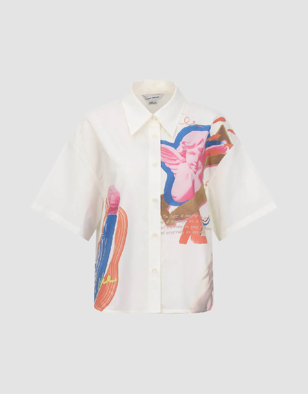 Printed Straight Shirt sold by Urban Revivo product image thumbnail 2