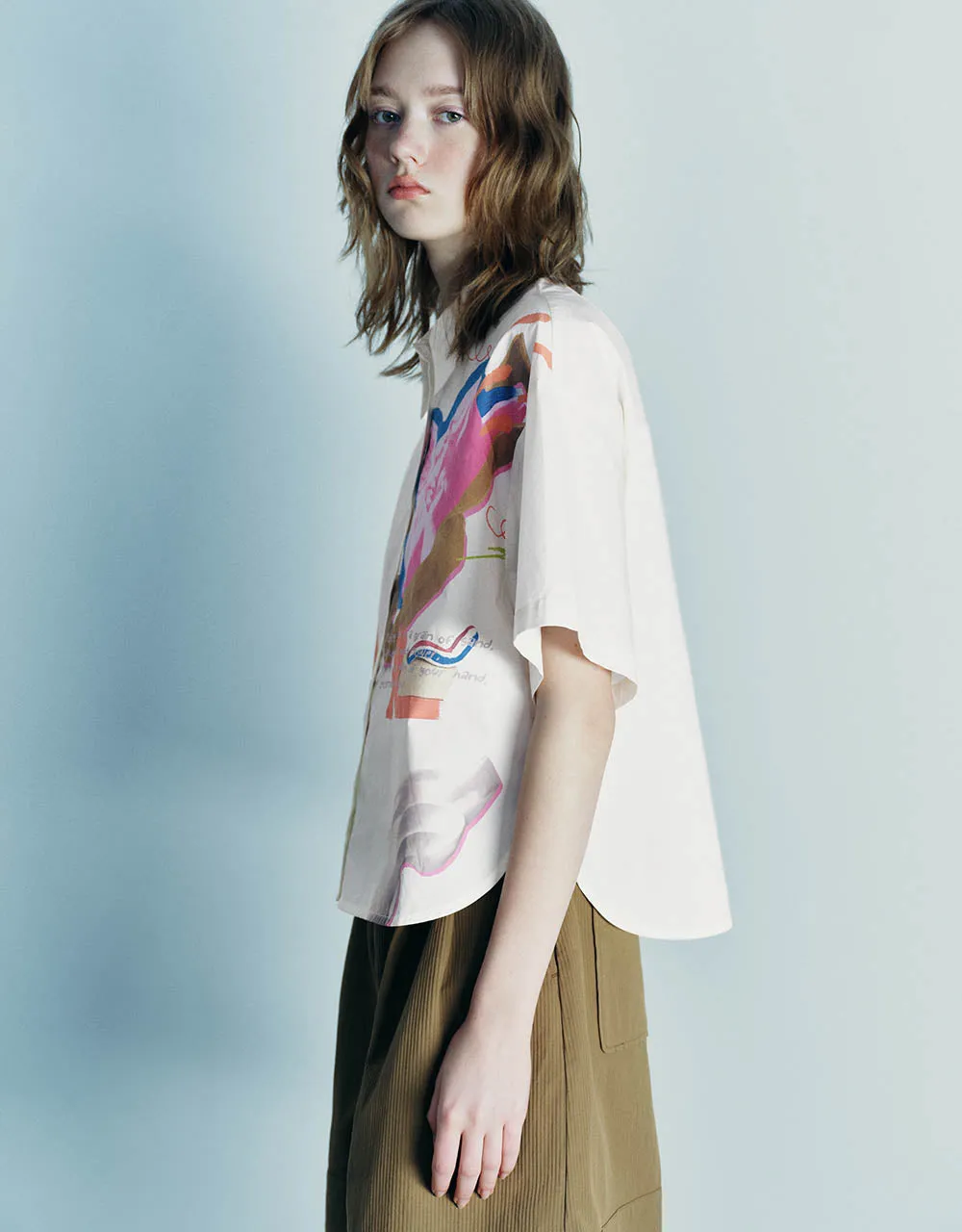 Printed Straight Shirt sold by Urban Revivo product image thumbnail 3