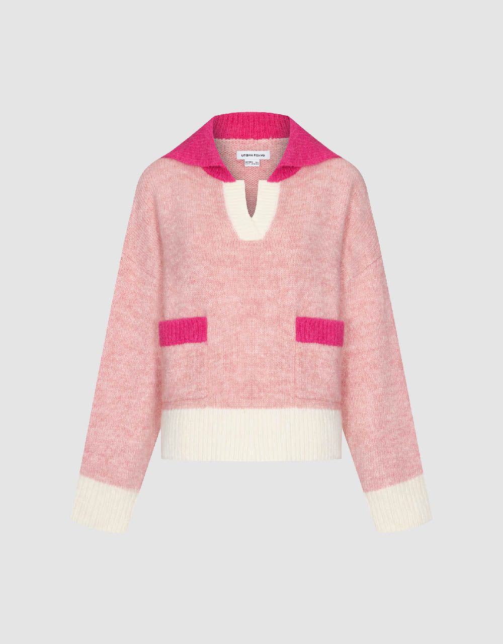 Collared Neck Knitted T-Shirt sold by Urban Revivo product image thumbnail 2