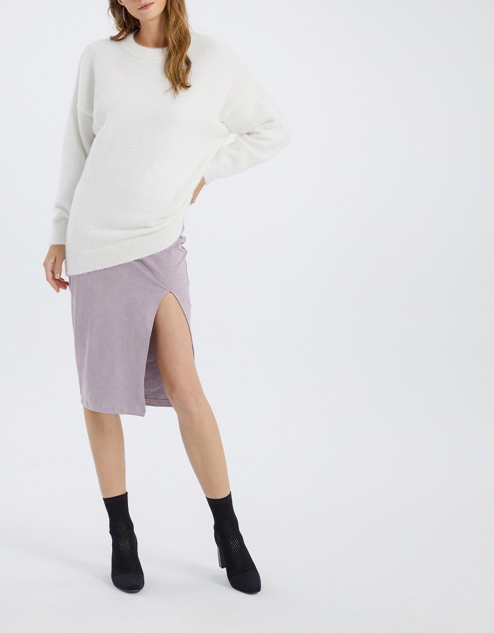 Fluffy Oversized Holiday Sweater sold by Urban Revivo product image thumbnail 2