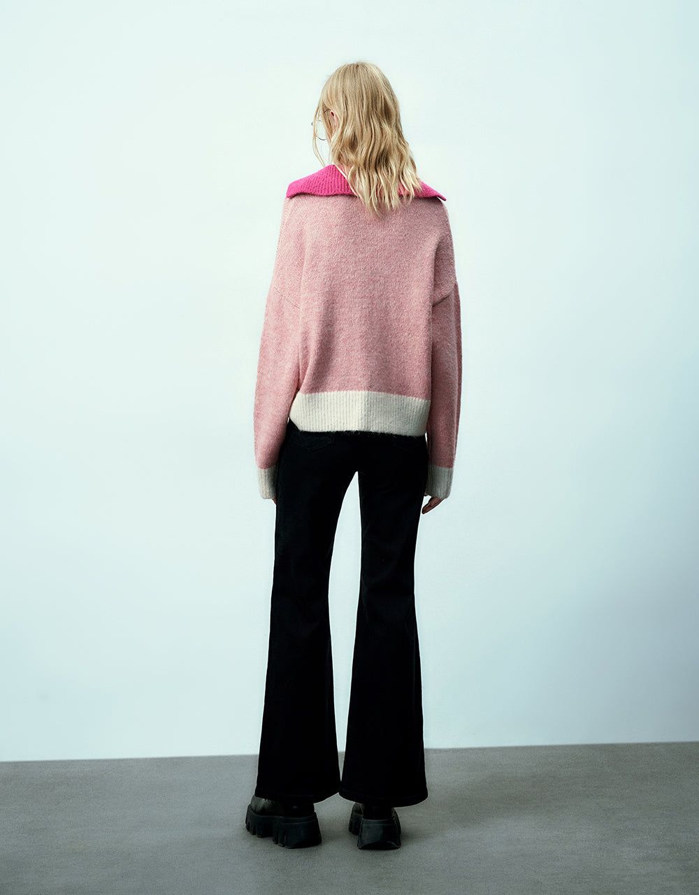 Collared Neck Knitted T-Shirt sold by Urban Revivo product image thumbnail 4