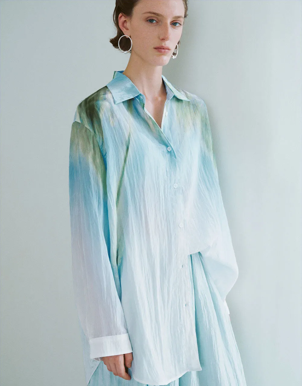 Printed Button Up Straight Shirt sold by Urban Revivo product image thumbnail 3