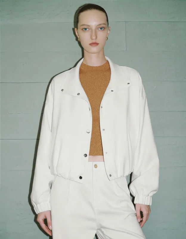 Drop Shoulder Sleeve Straight Jacket sold by Urban Revivo