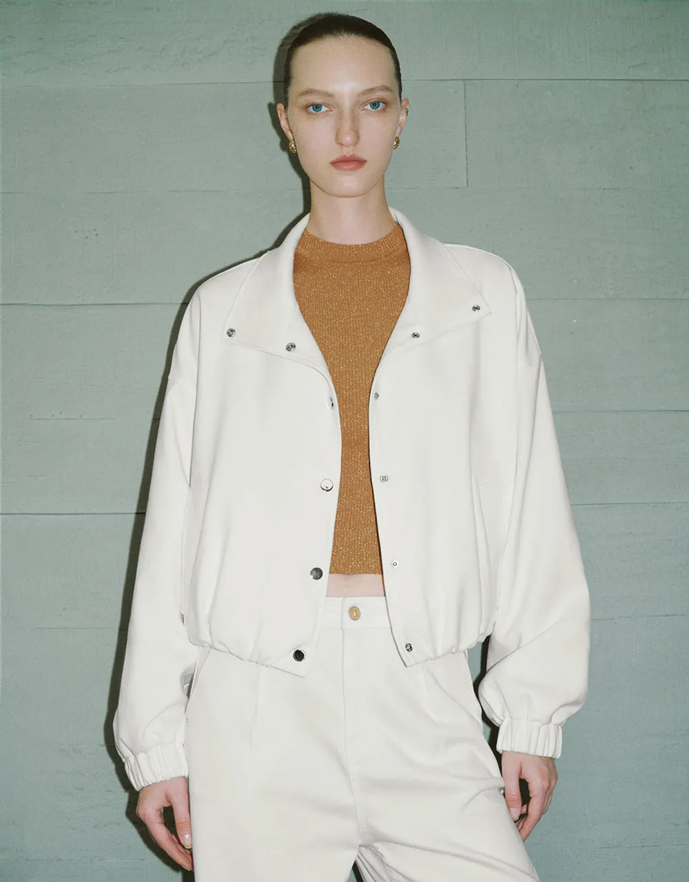 Drop Shoulder Sleeve Straight Jacket sold by Urban Revivo