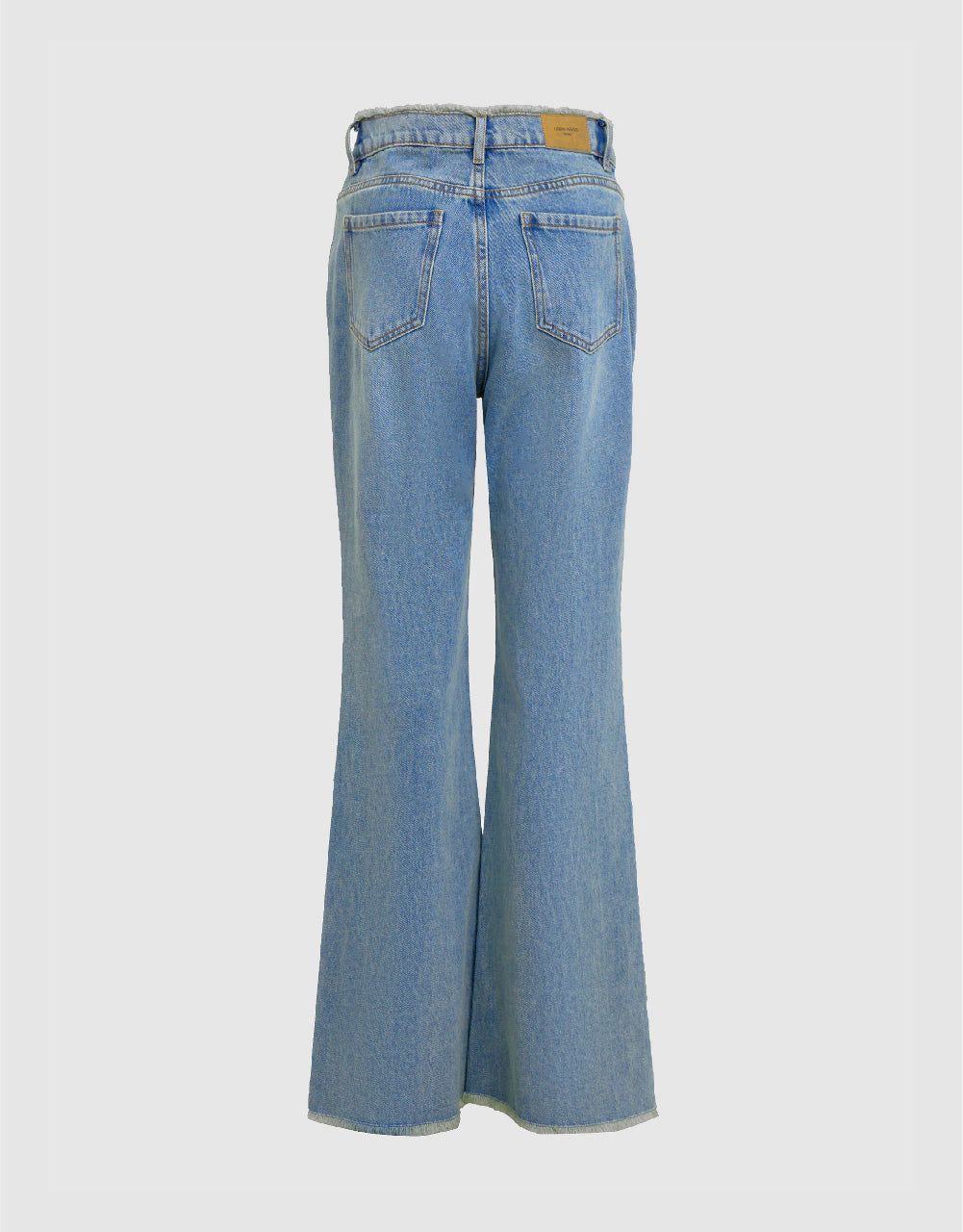 Raw Hem Flare Jeans sold by Urban Revivo product image thumbnail 3