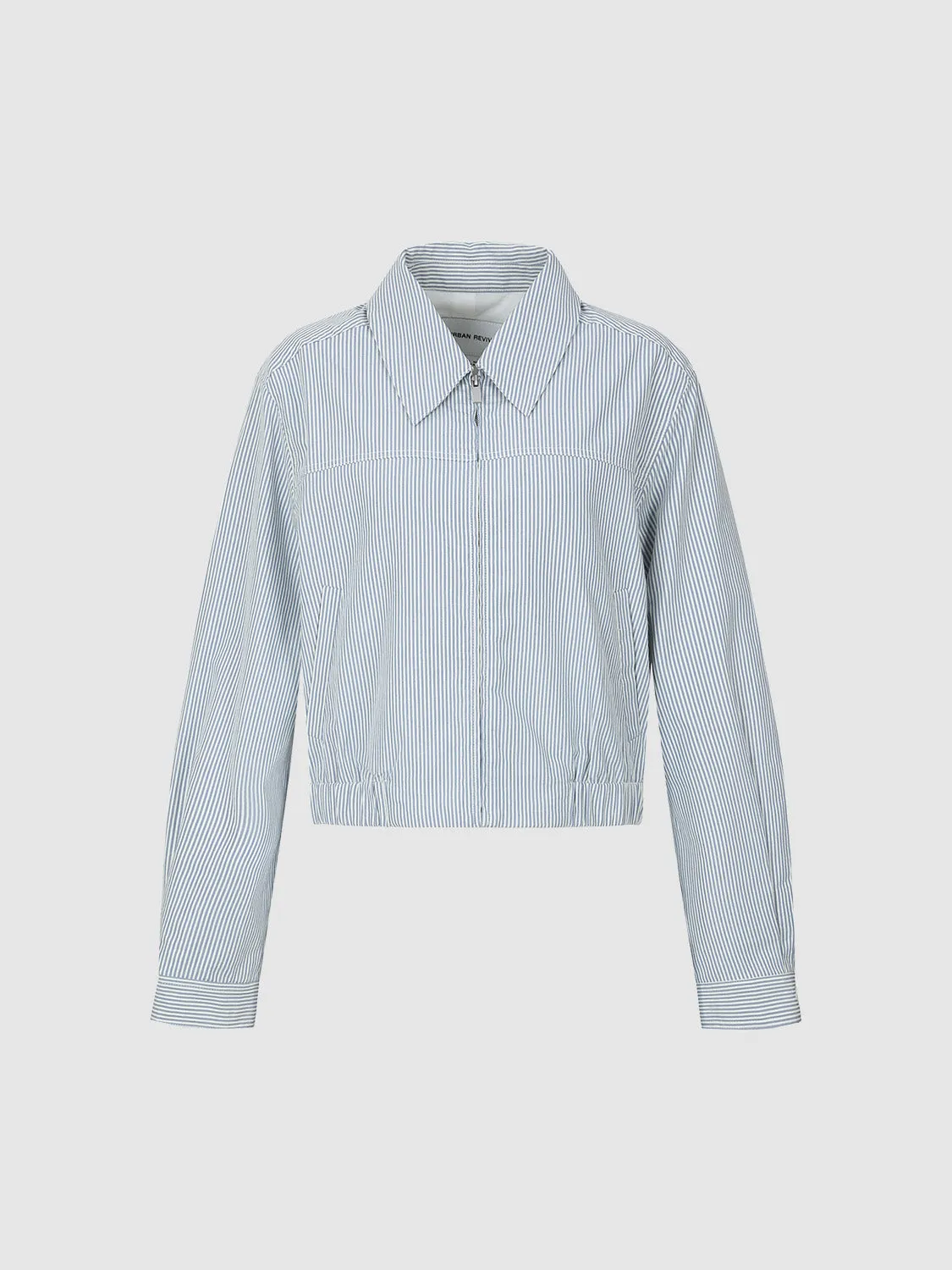 Zipper Front Straight Jacket sold by Urban Revivo product image thumbnail 2