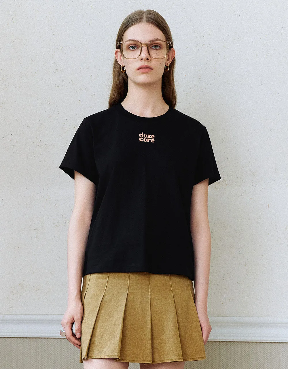 Letter Printed Crew Neck T-Shirt sold by Urban Revivo