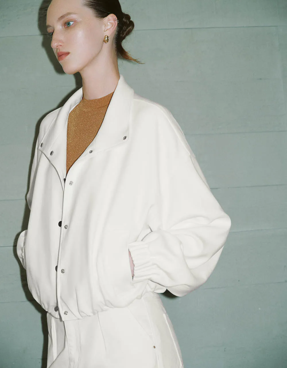 Drop Shoulder Sleeve Straight Jacket sold by Urban Revivo product image thumbnail 3