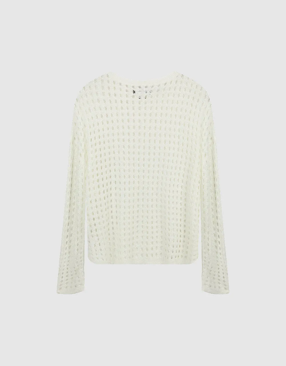 Crew Neck Loose Knitted T-Shirt sold by Urban Revivo product image thumbnail 5