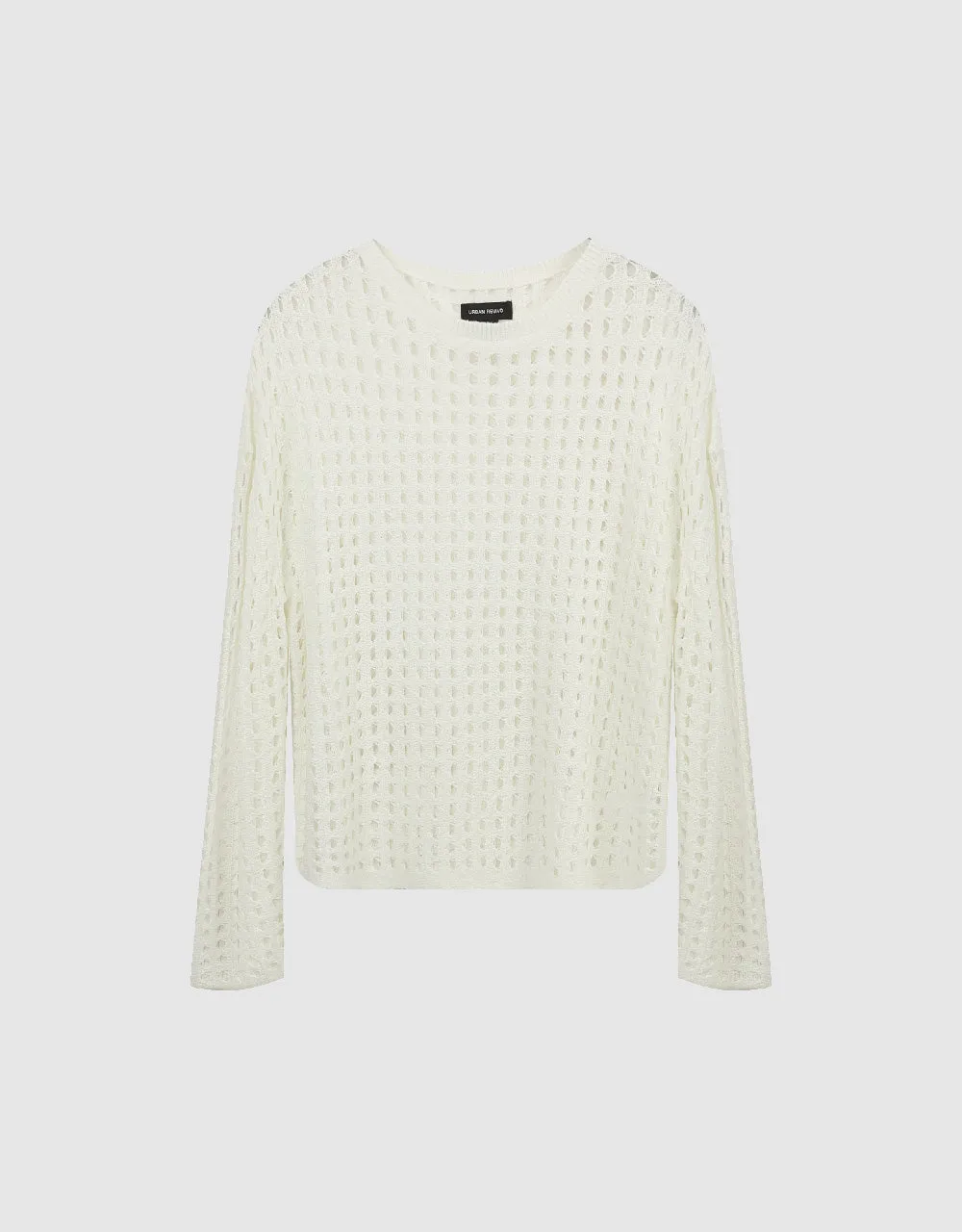 Crew Neck Loose Knitted T-Shirt sold by Urban Revivo product image thumbnail 2