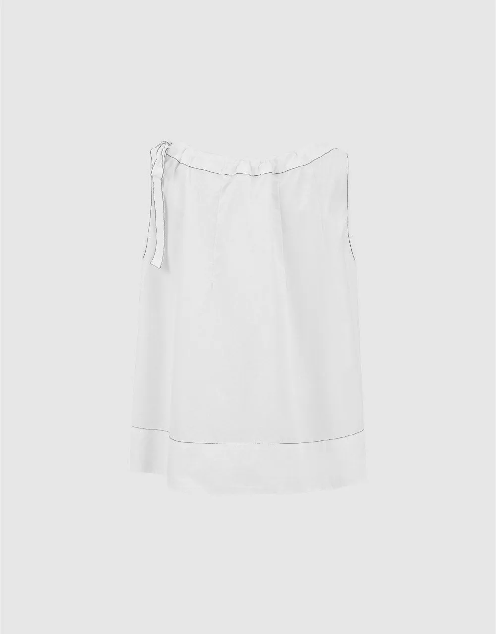 Sleeveless Crew Neck Blouse sold by Urban Revivo product image thumbnail 5
