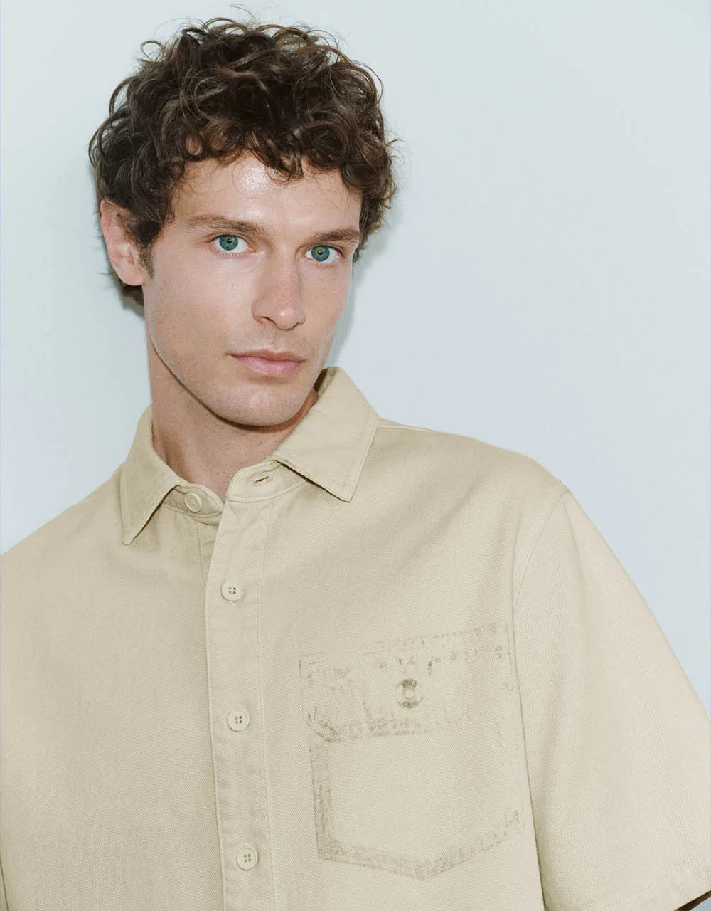Button Up Denim Shirt sold by Urban Revivo product image thumbnail 3