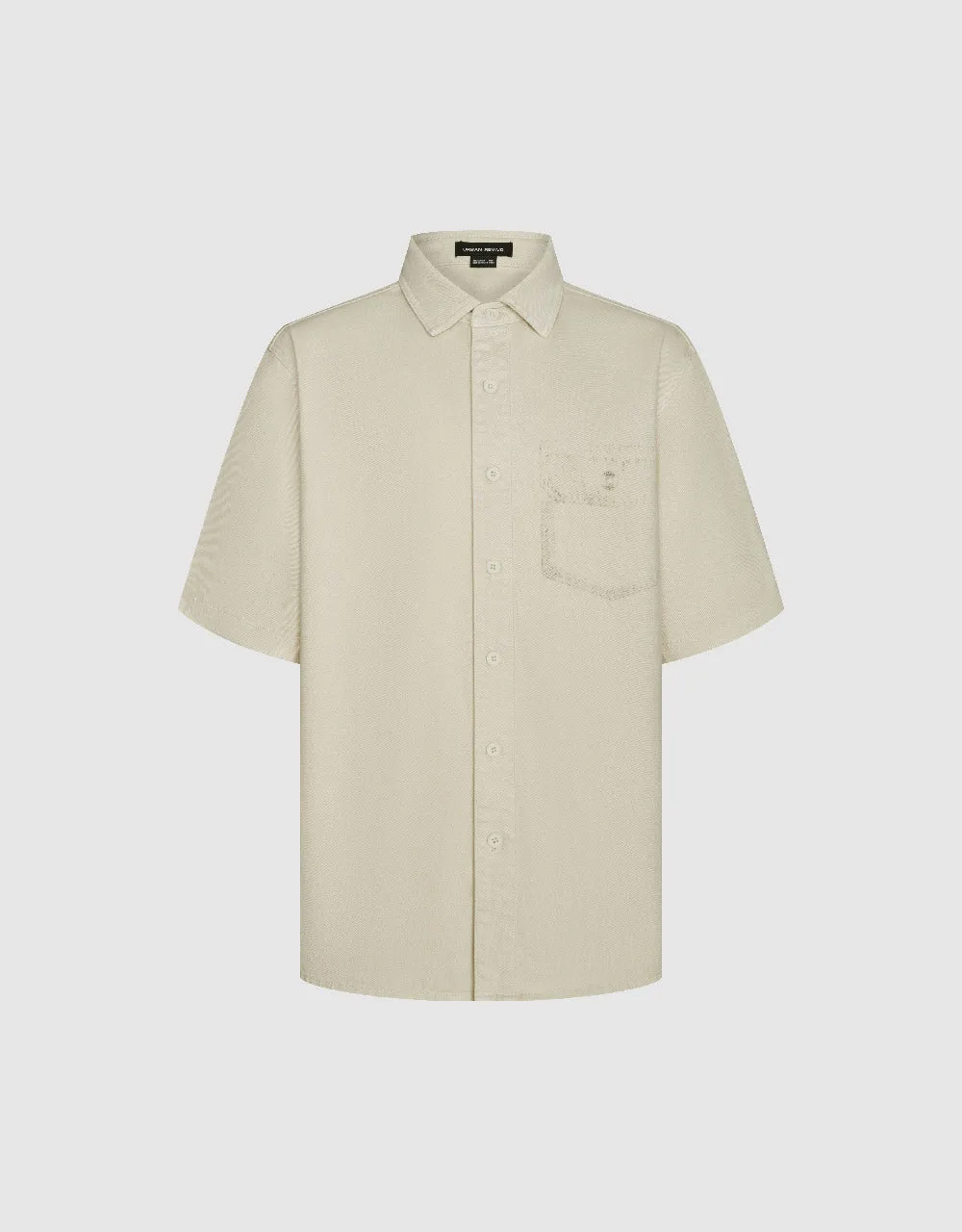 Button Up Denim Shirt sold by Urban Revivo product image thumbnail 4