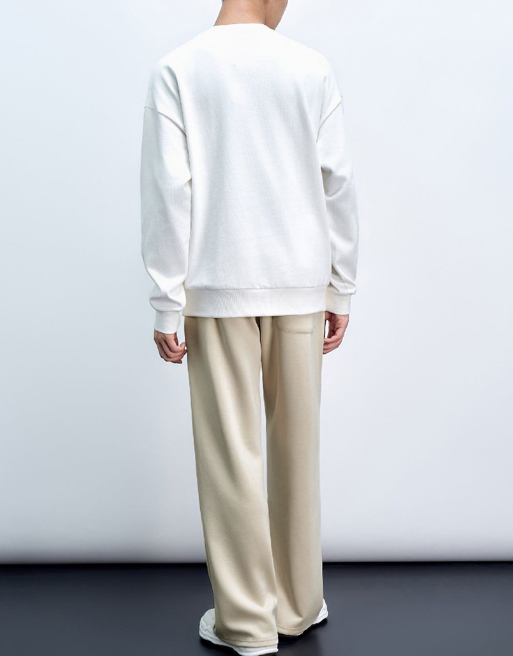 Drawstring Waist Straight Pants sold by Urban Revivo product image thumbnail 3