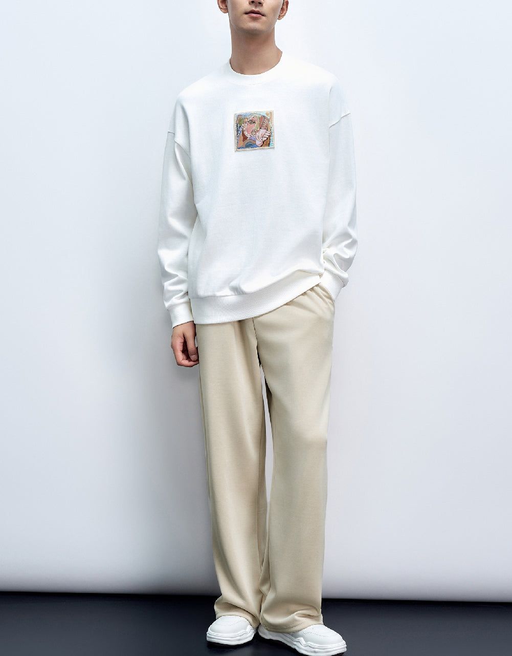 Drawstring Waist Straight Pants sold by Urban Revivo product image thumbnail 5