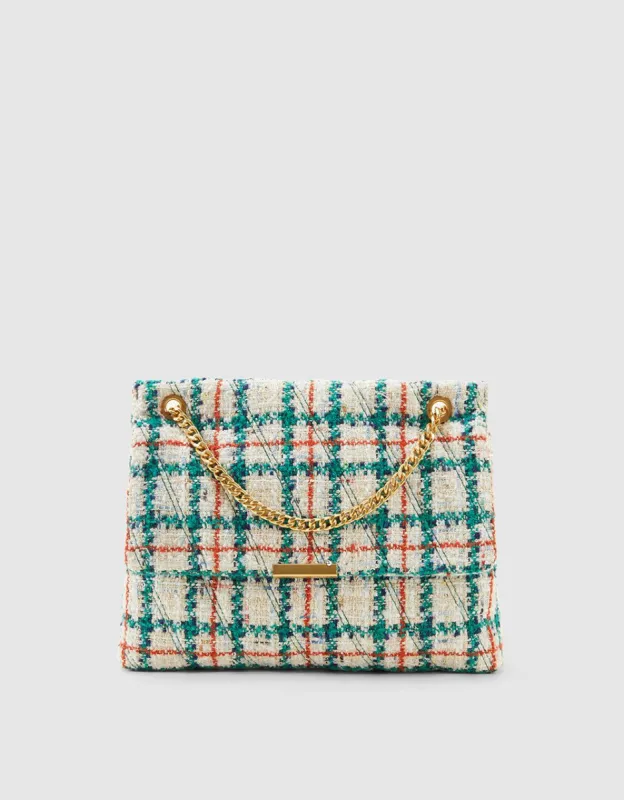 Tweed Crossbody Bag sold by Urban Revivo
