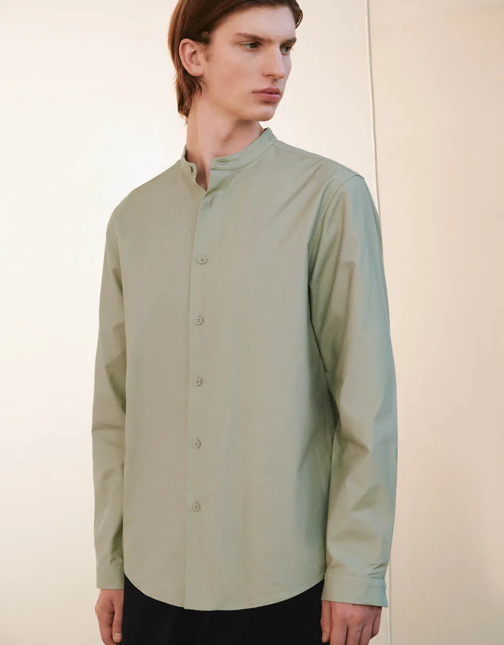 Crew Neck Straight Shirt sold by Urban Revivo product image thumbnail 3