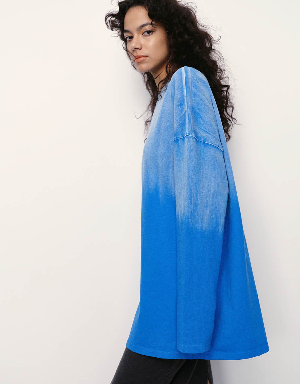 Printed Crew Neck Loose T-Shirt sold by Urban Revivo product image thumbnail 3