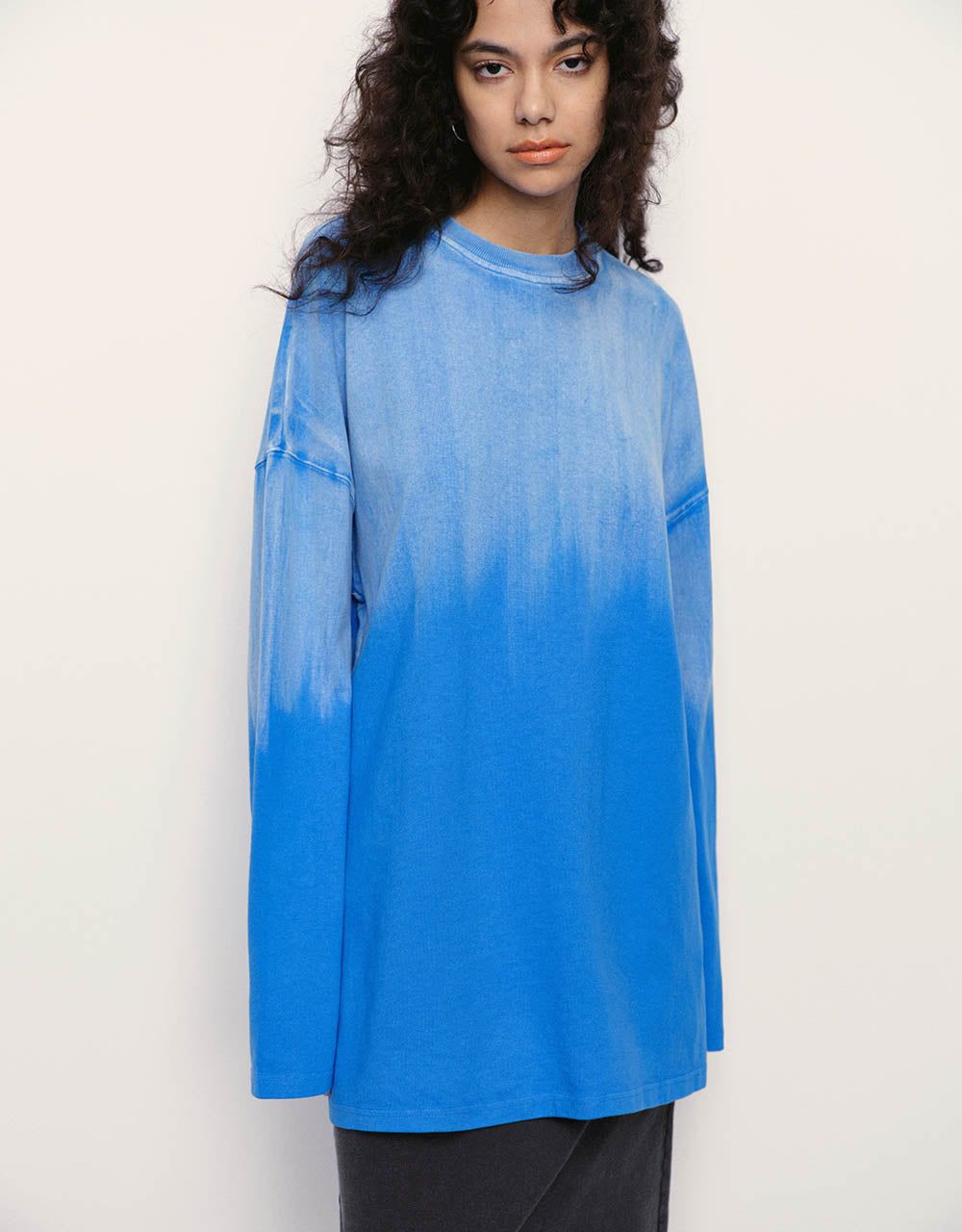 Printed Crew Neck Loose T-Shirt sold by Urban Revivo