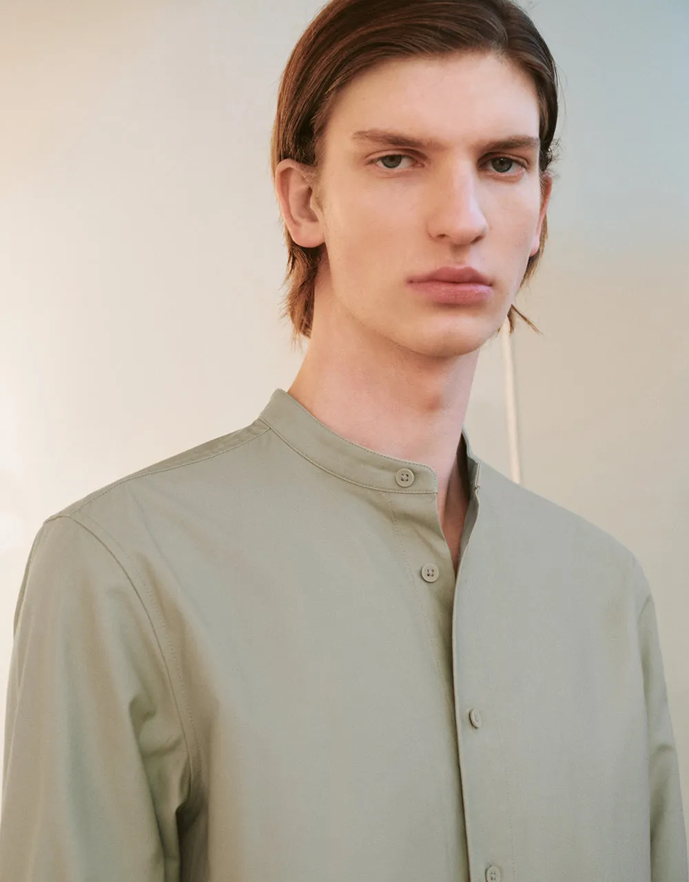 Crew Neck Straight Shirt sold by Urban Revivo product image thumbnail 4