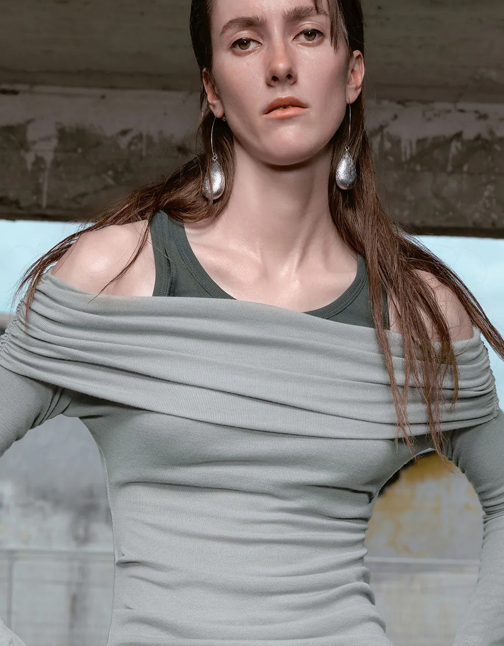 2 In 1 Cold Shoulder T-Shirt sold by Urban Revivo product image thumbnail 4