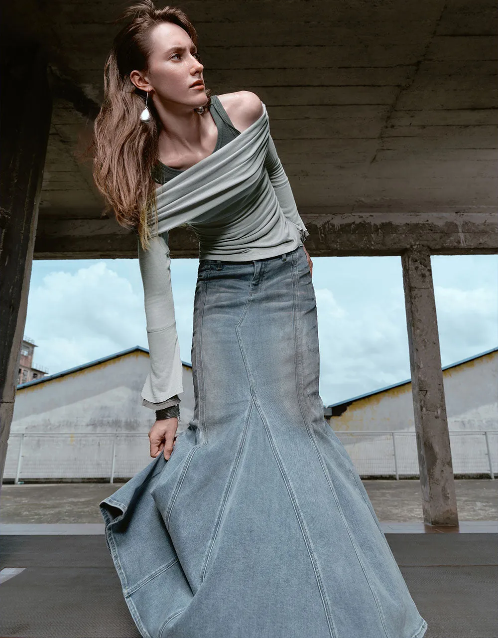 2 In 1 Cold Shoulder T-Shirt sold by Urban Revivo product image thumbnail 3