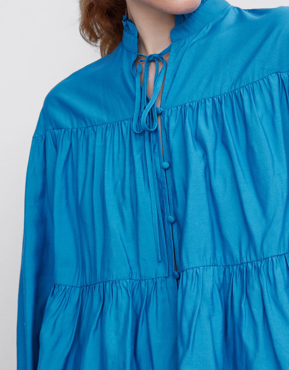 Tie Front Peplum Blouse sold by Urban Revivo product image thumbnail 3