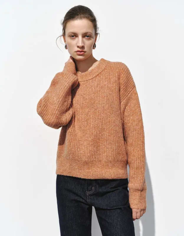 Crew Neck Knitted T-Shirt sold by Urban Revivo