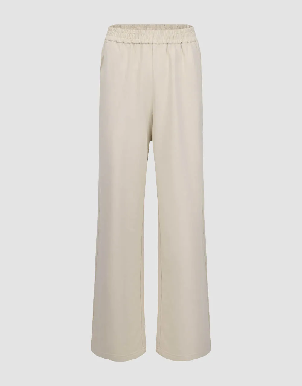 Elastic Waisted Knitted Straight Pants sold by Urban Revivo