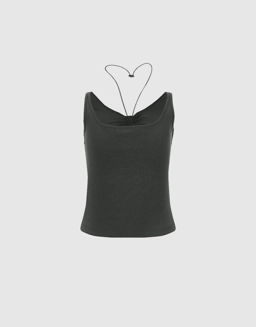 V Neck Cropped Tank Top sold by Urban Revivo product image thumbnail 5