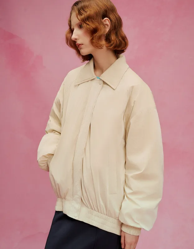 Drop Shoulder Sleeve Down Jacket sold by Urban Revivo