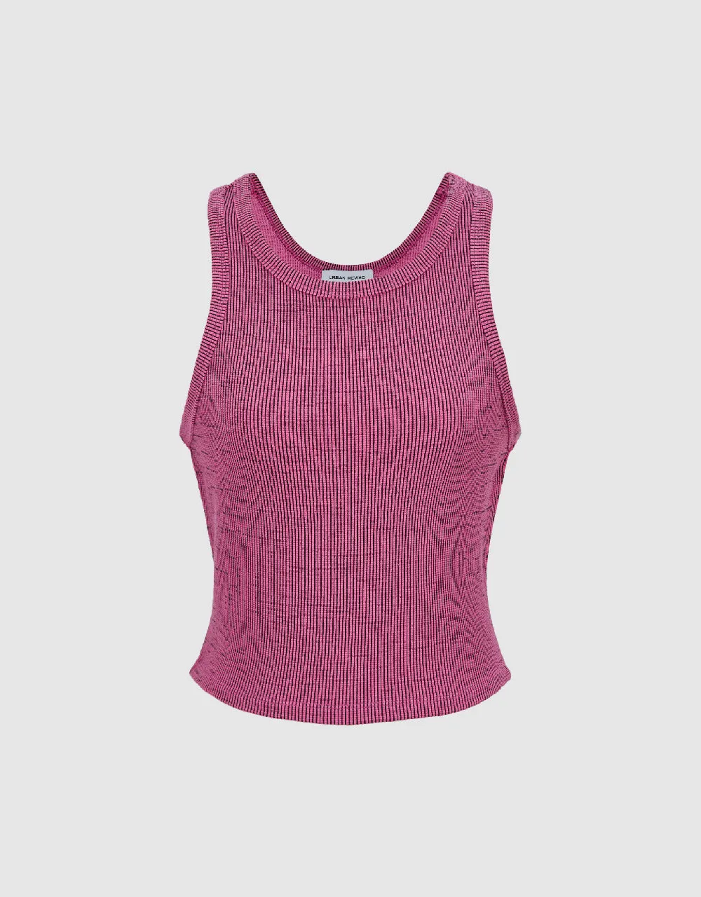 Knitted Crew Neck Tank Top sold by Urban Revivo product image thumbnail 2