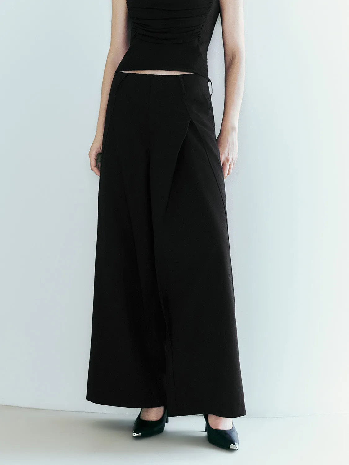 Wide-Leg Pants sold by Urban Revivo product image thumbnail 3