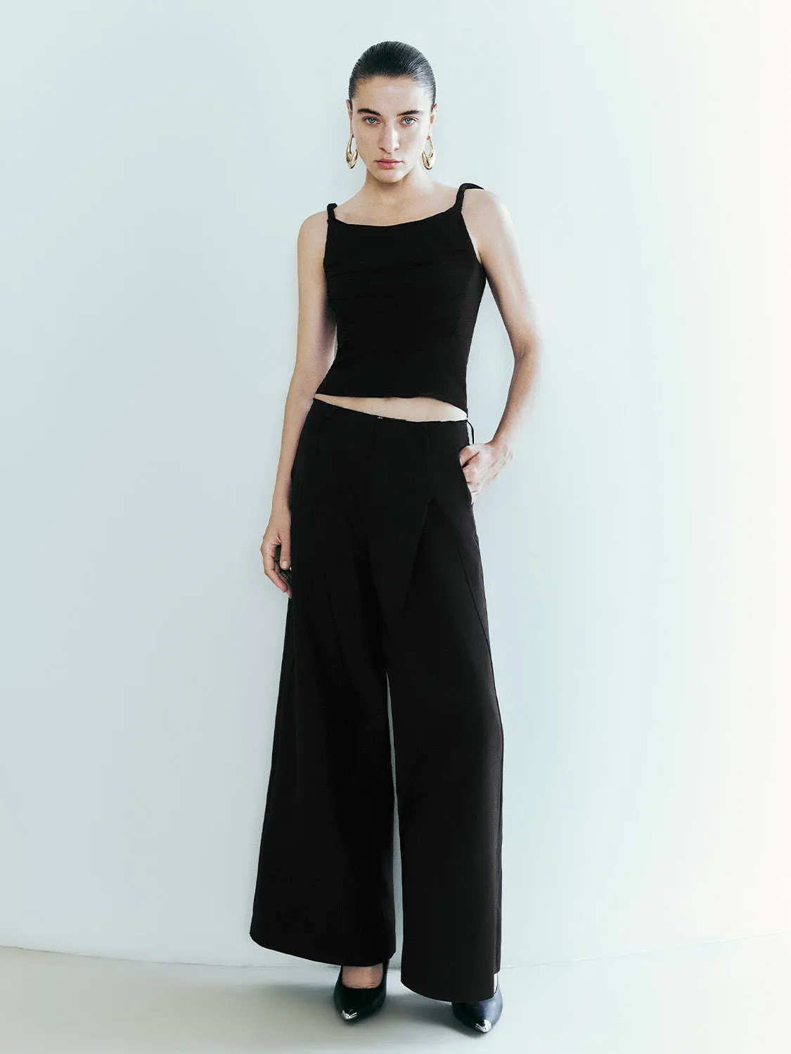 Wide-Leg Pants sold by Urban Revivo product image thumbnail 5
