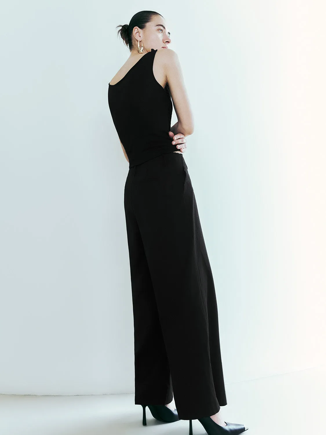 Wide-Leg Pants sold by Urban Revivo product image thumbnail 4