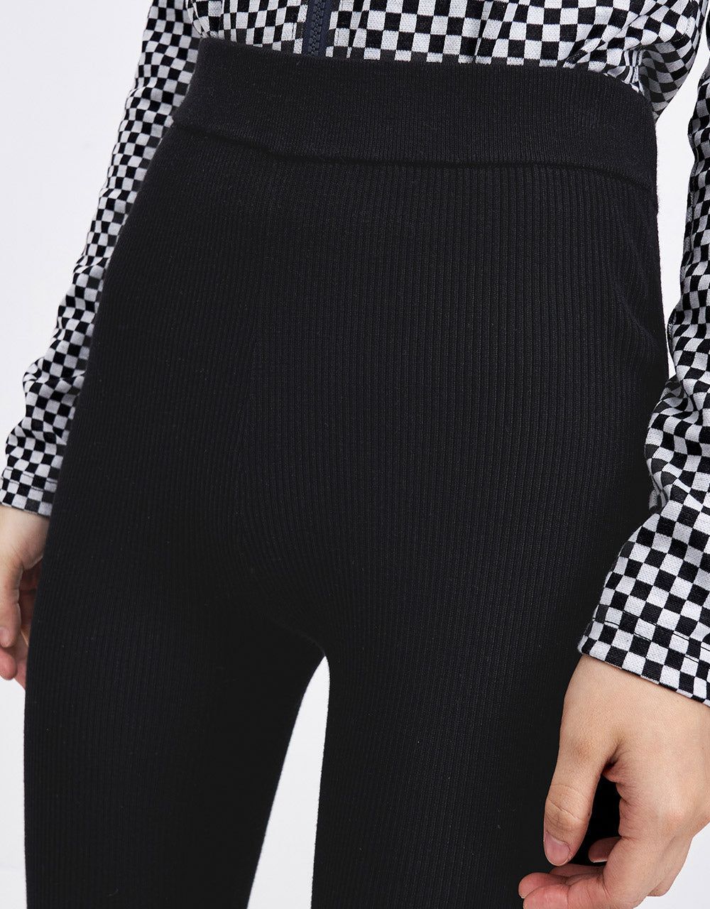 Flare Leg Knit Pants sold by Urban Revivo product image thumbnail 5