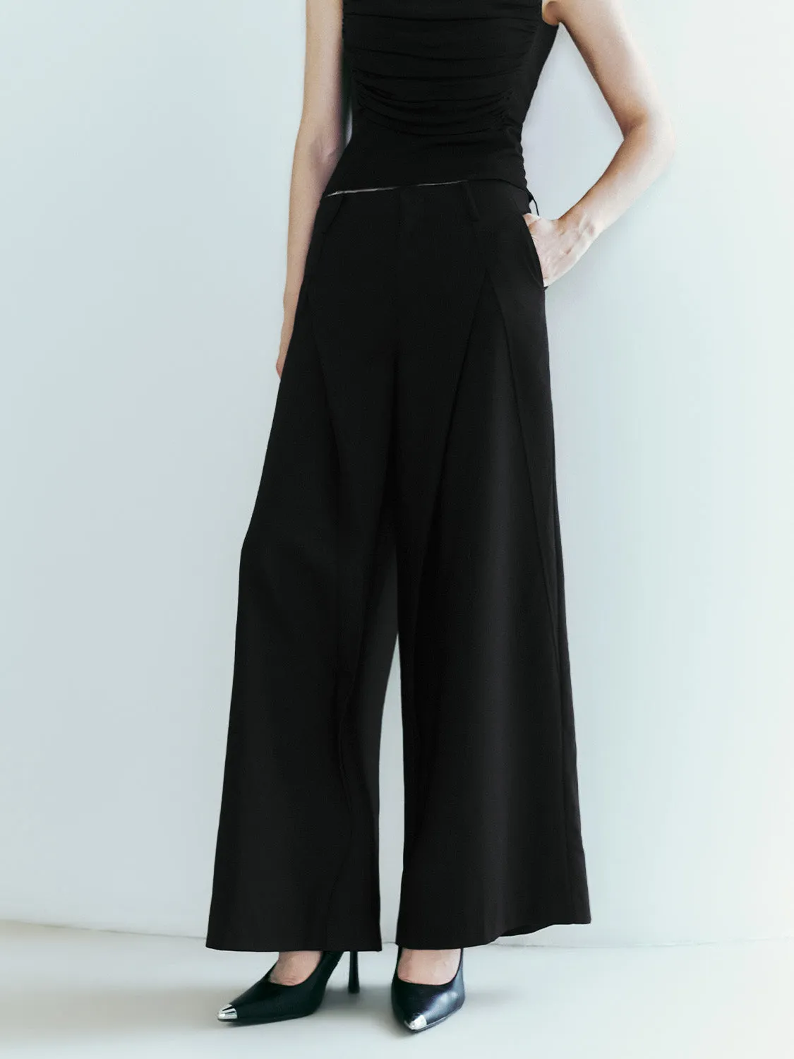 Wide-Leg Pants sold by Urban Revivo product image thumbnail 2