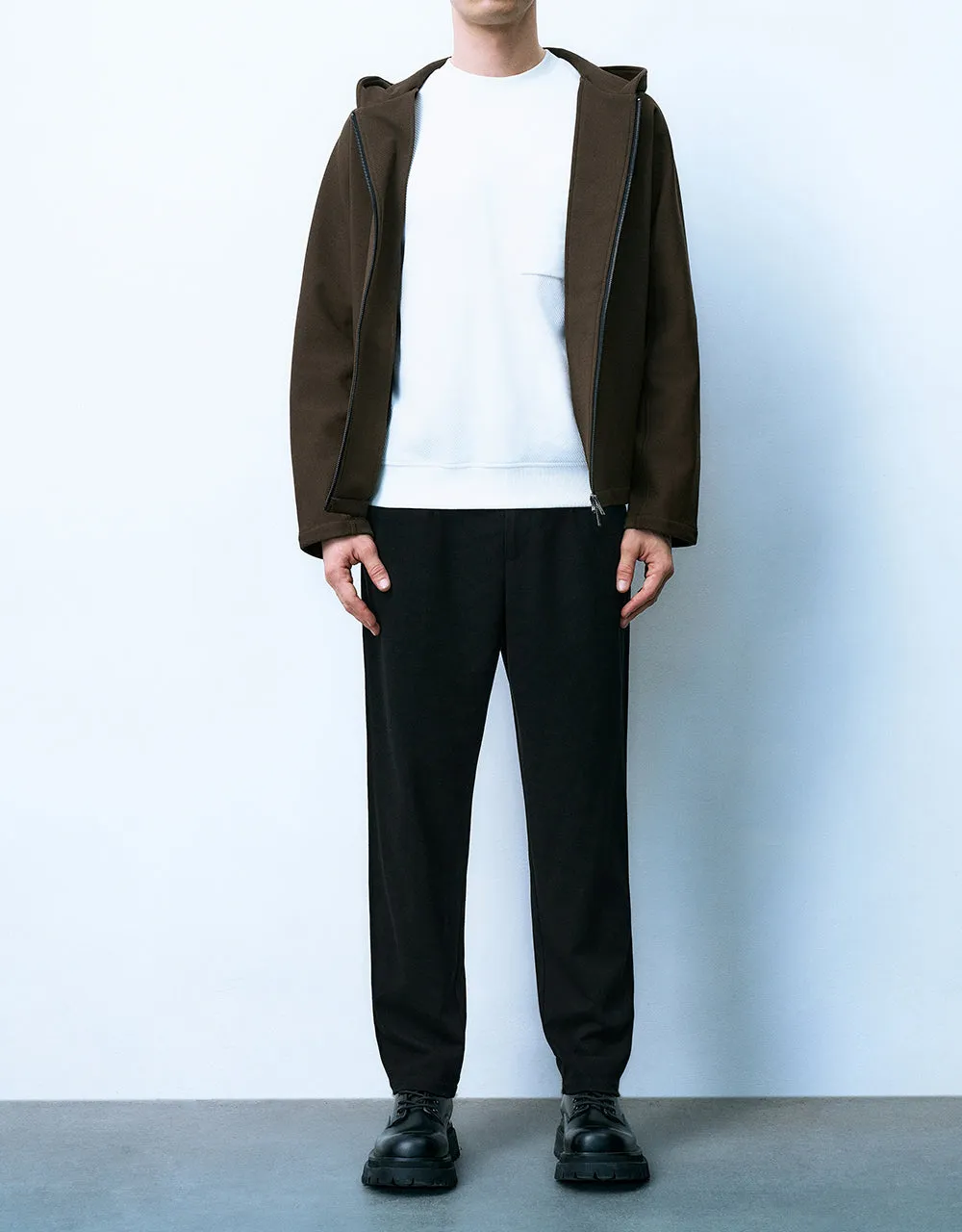 Knitted Carrot Fit Pants sold by Urban Revivo product image thumbnail 2